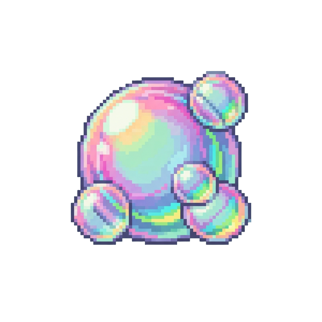 Soapy Rainbow Bubbles