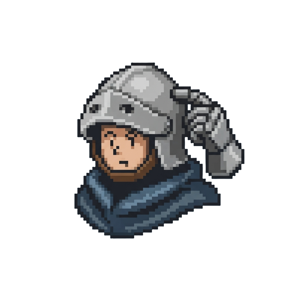 A Confused Helmet Scratch While Staring at the Hood