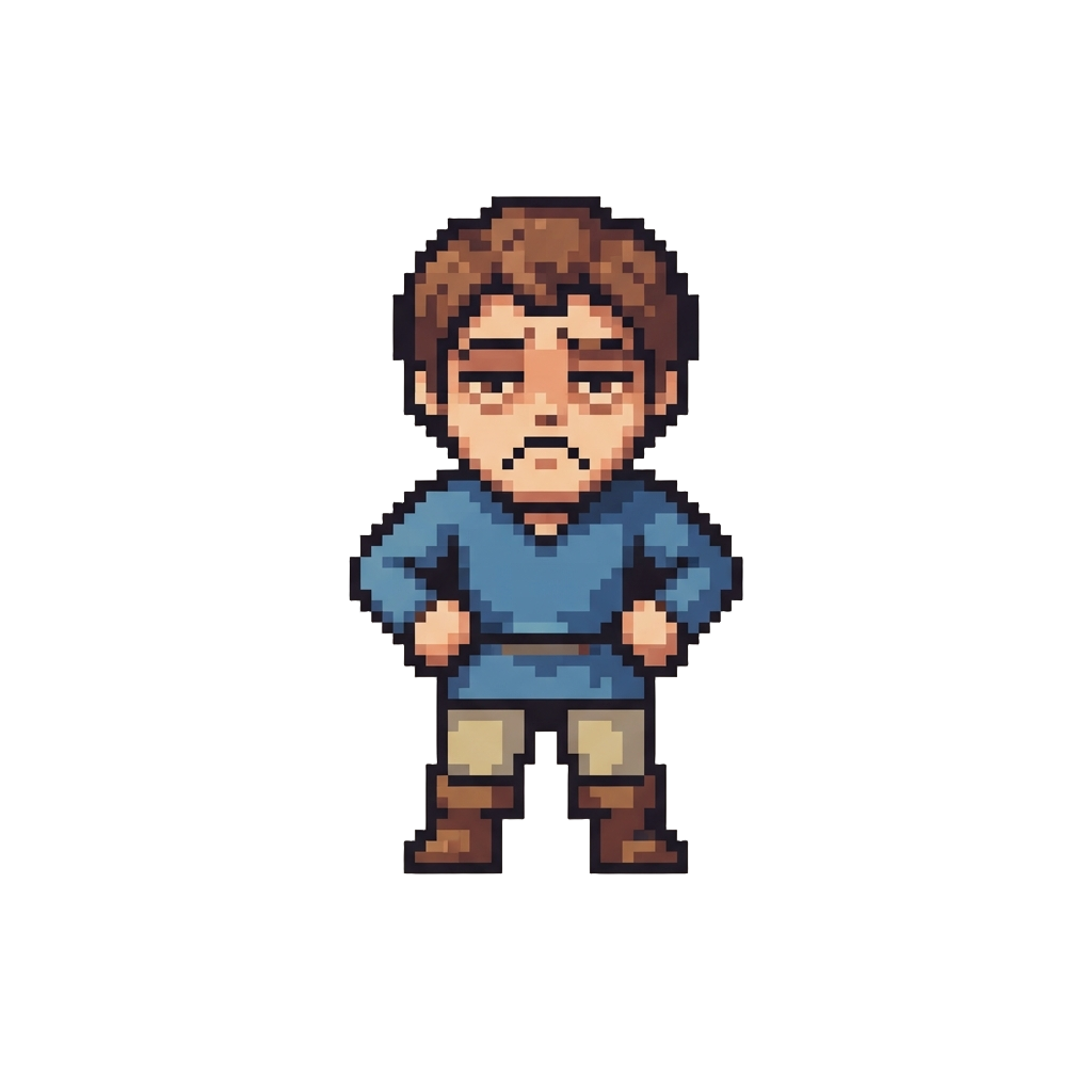 A Hands-on-hips Disappointed Stare