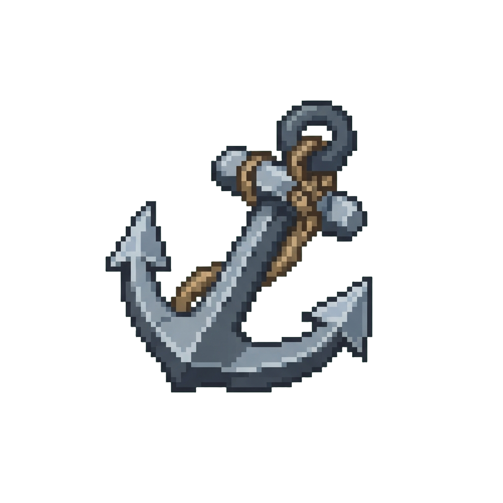 A Shaky Hand-drawn Anchor