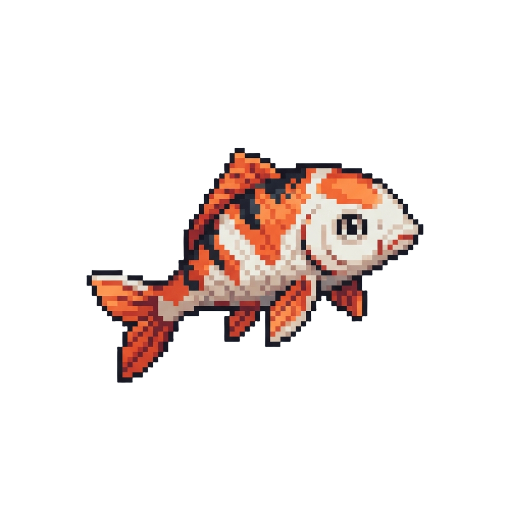 A Colorful Traditional Koi Fish