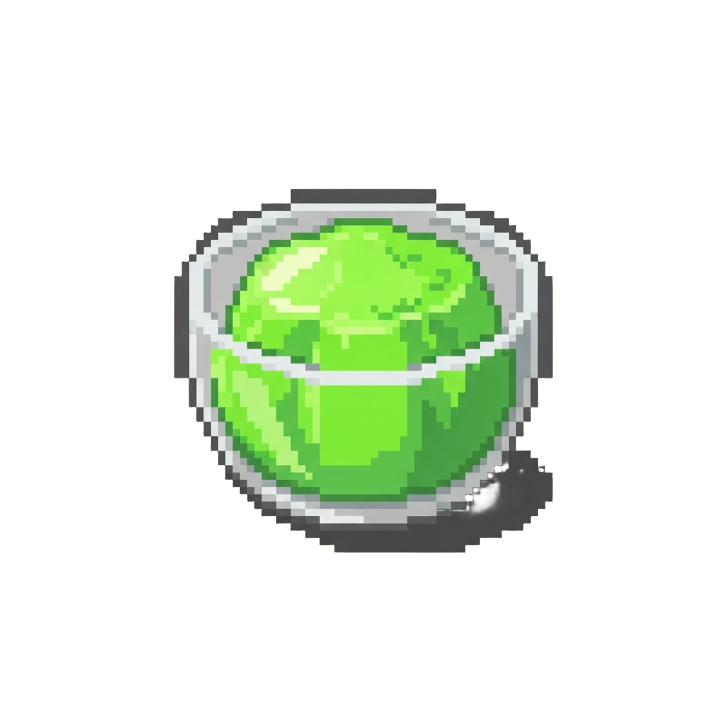 A Bowl of Neon Green Jello