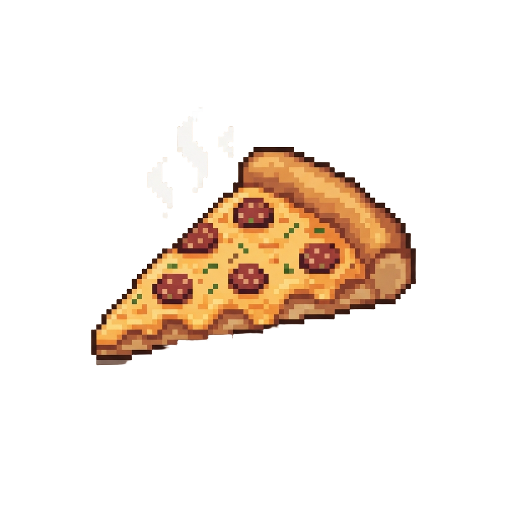 A Steaming Hot Slice of Cafeteria Pizza
