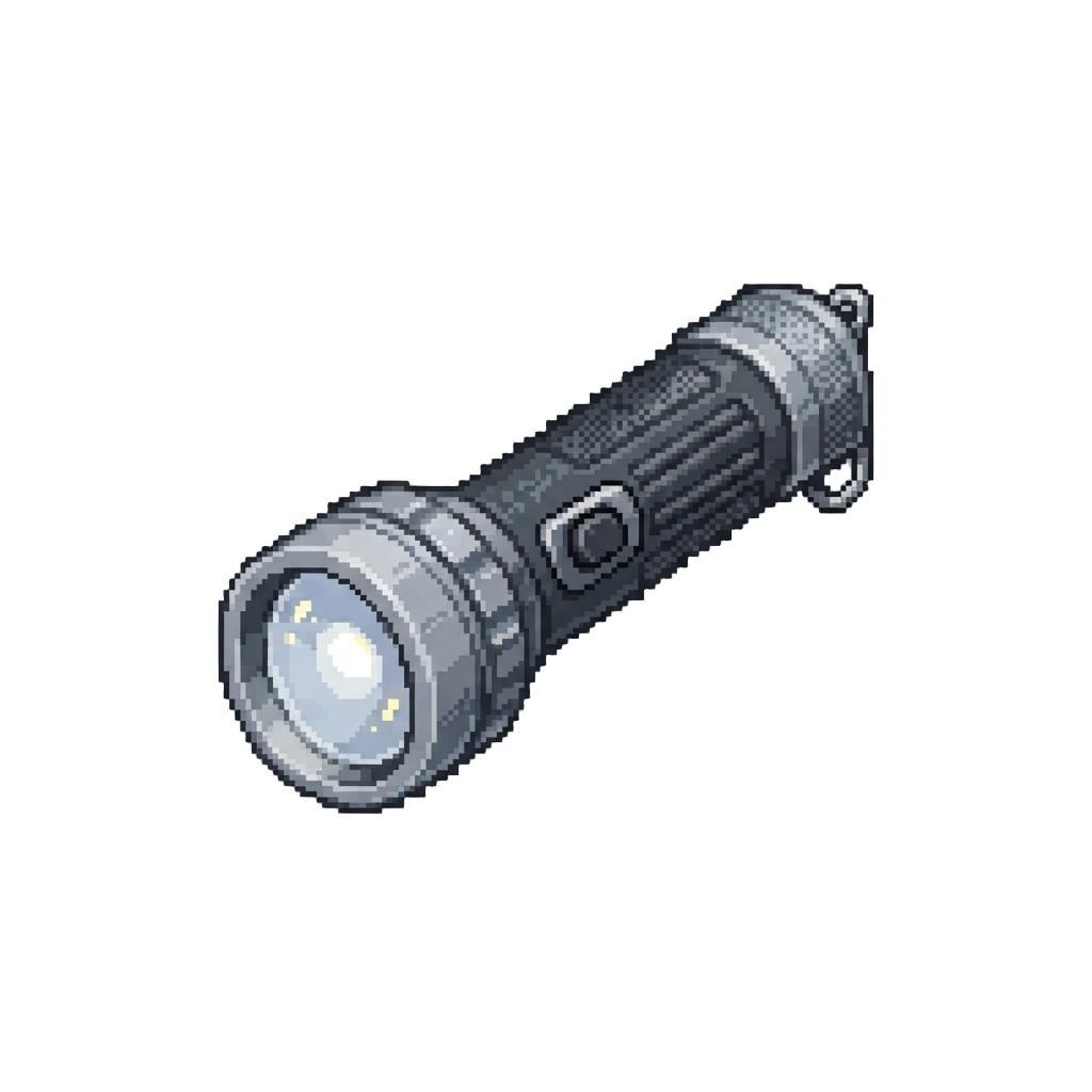 A Heavy Metal Flashlight
