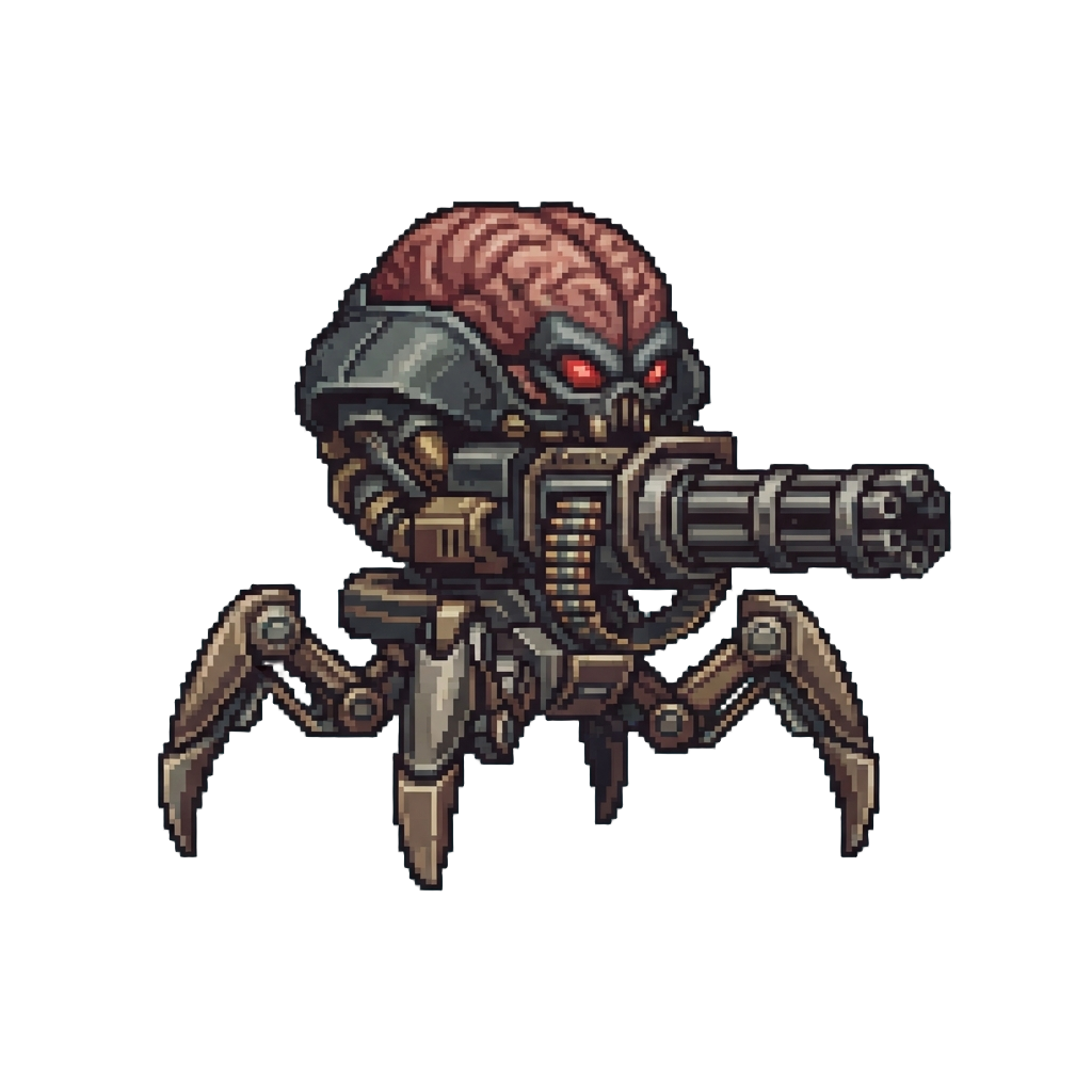 The Terrifying Spider Mastermind on Its Chassis