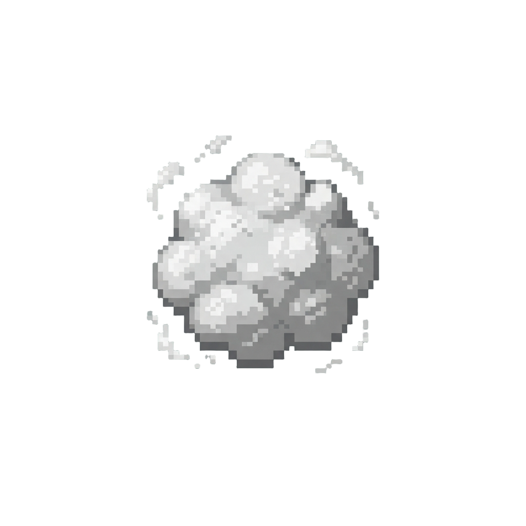 A Small Cloud of Dusty Chalk