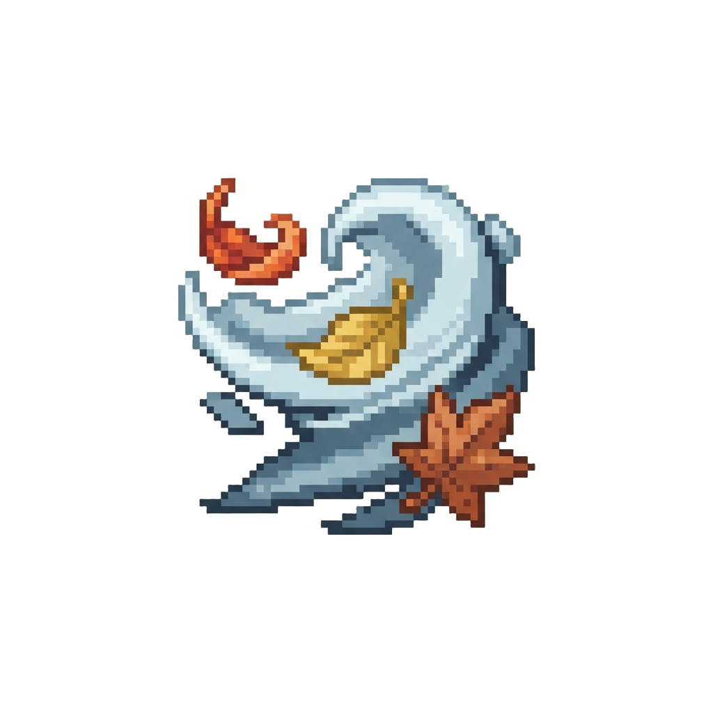 A Gusty Autumn Wind Element