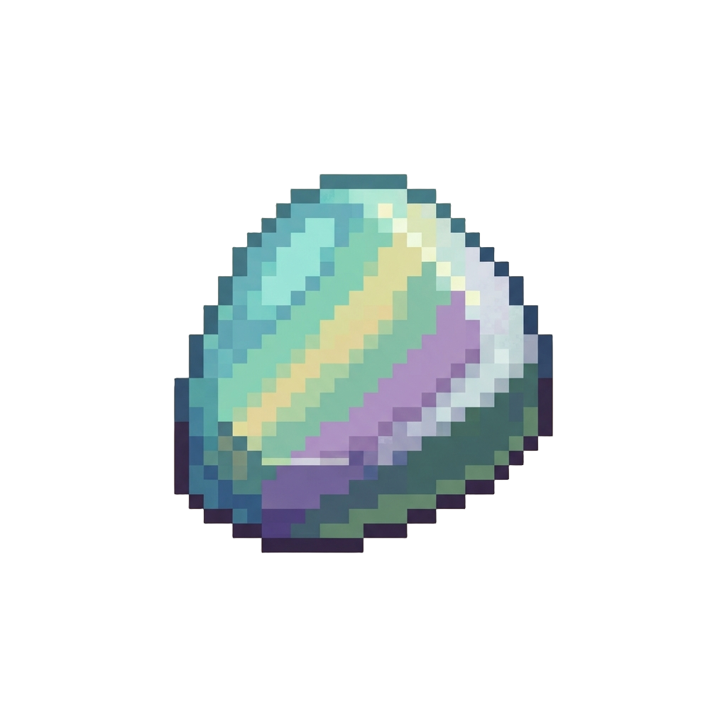A Smooth Piece of Rainbow Sea Glass