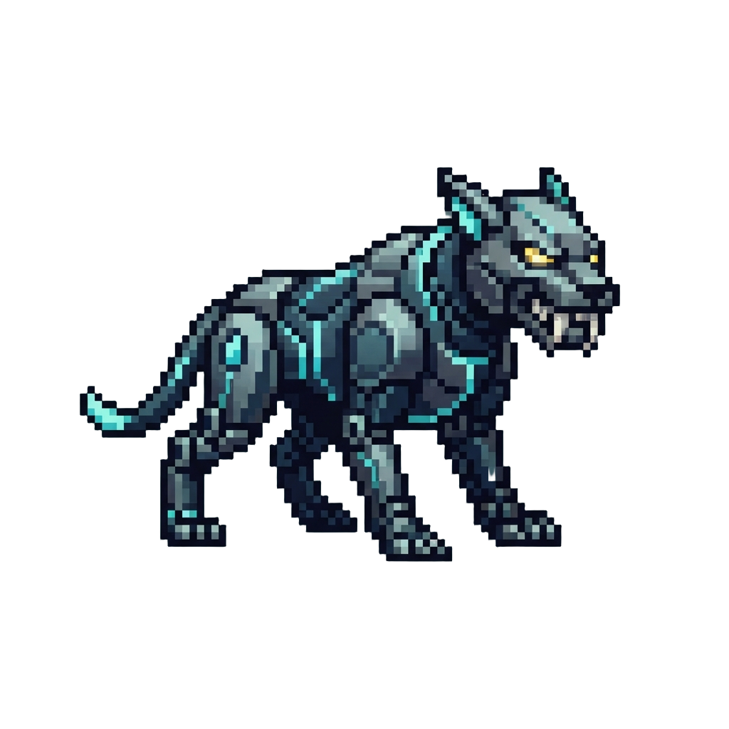 A Sharp-fanged Cyber-panther