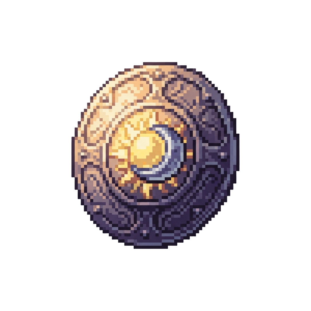 A Shimmering Twilight Guardian Fusing Dawn and Dusk Plate