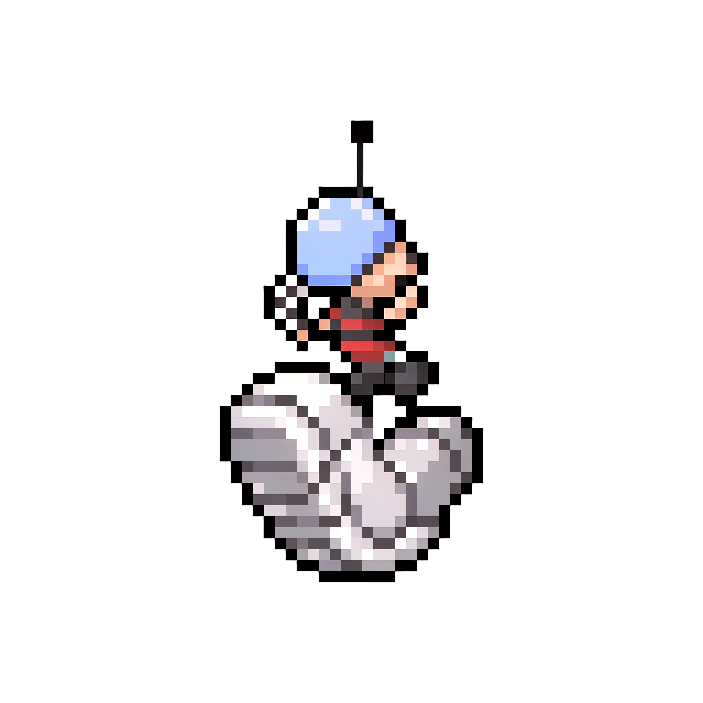 A Quirky Cyborg Acrobat Balanced on One Reinforced Mechanical Boot