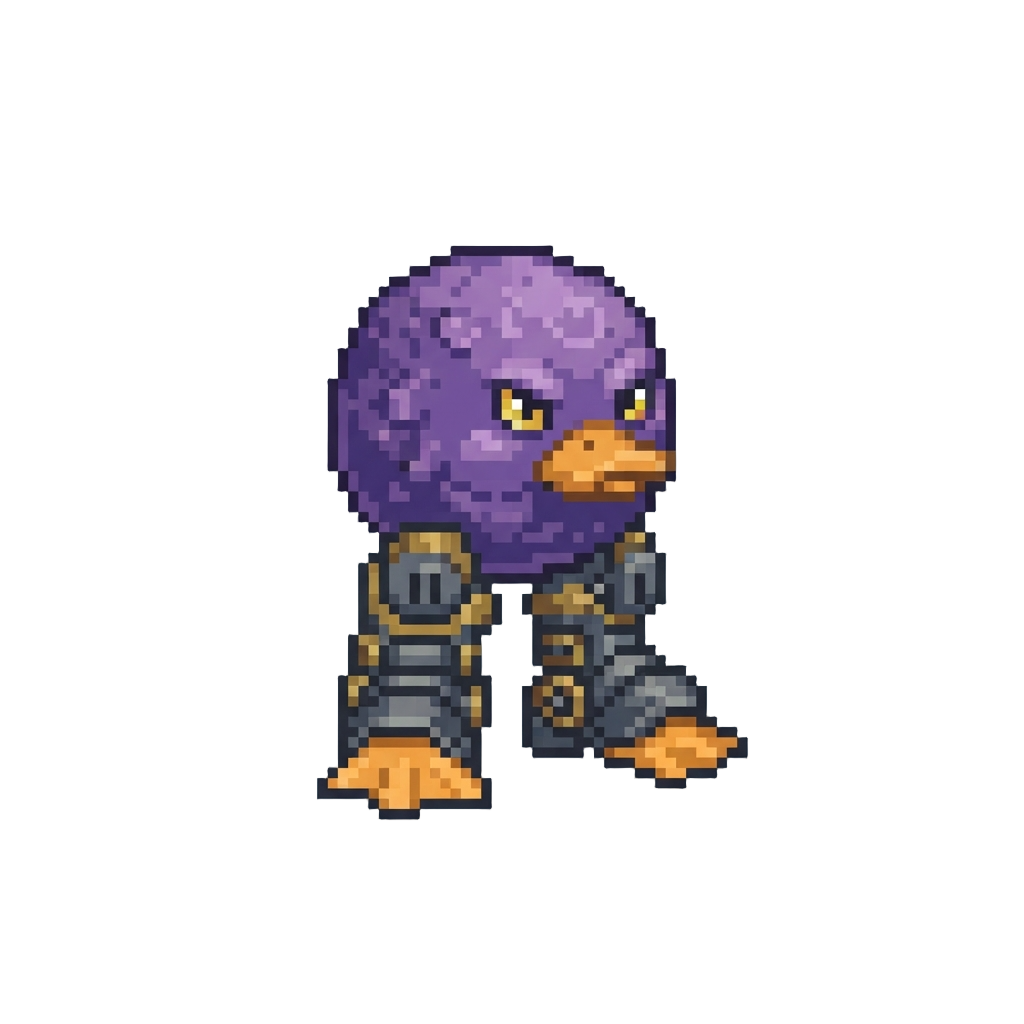 A Goofy Mini-monster with Duck Feet Slapped Onto Sci-fi Boots