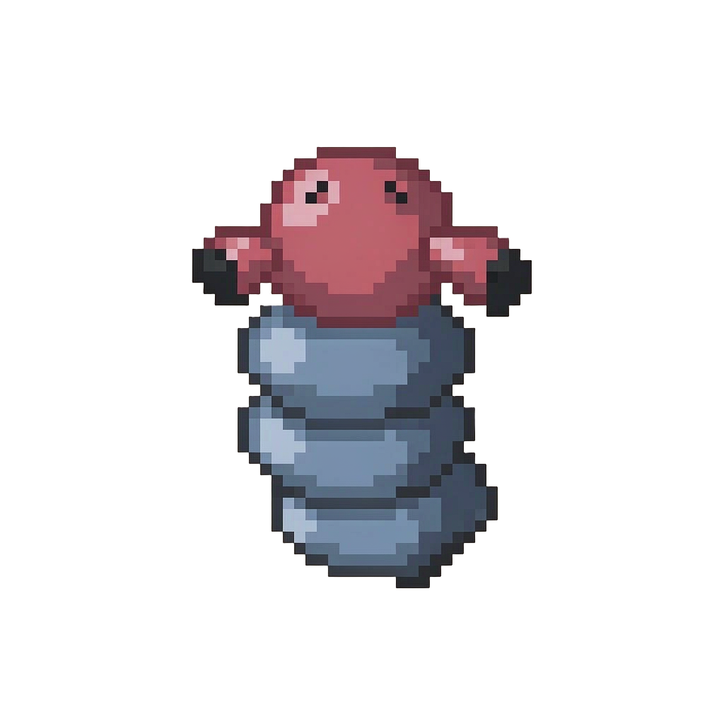 A Squeaky Rubbery Hybrid Figure Bouncing Around Aimlessly