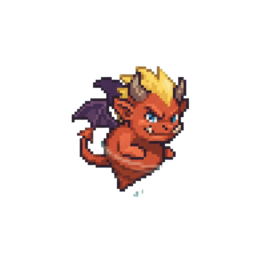 A Goofy Chimeric Imp Spinning Around Like a Top