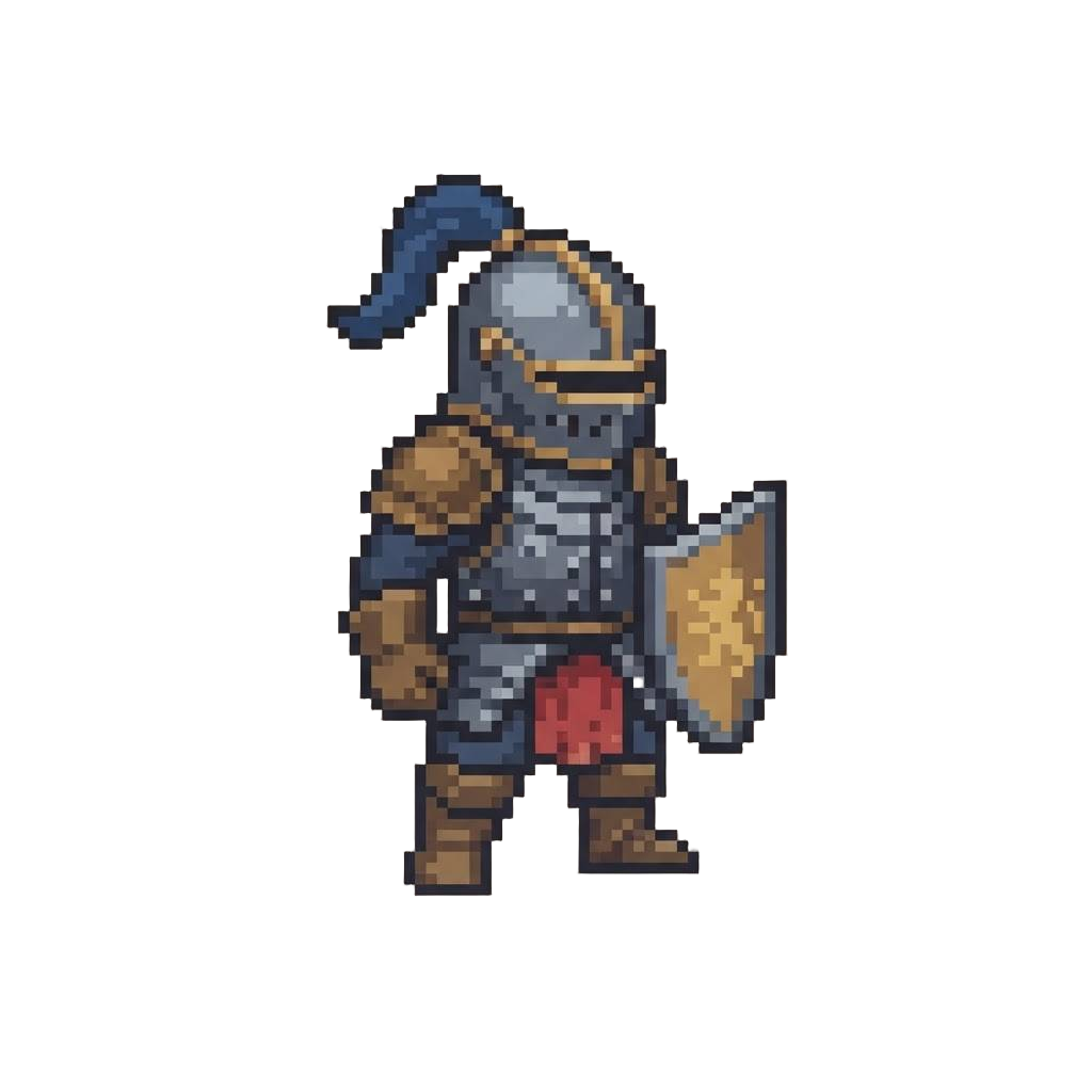 A Balanced Recruit Wearing Hybrid Unit Armor