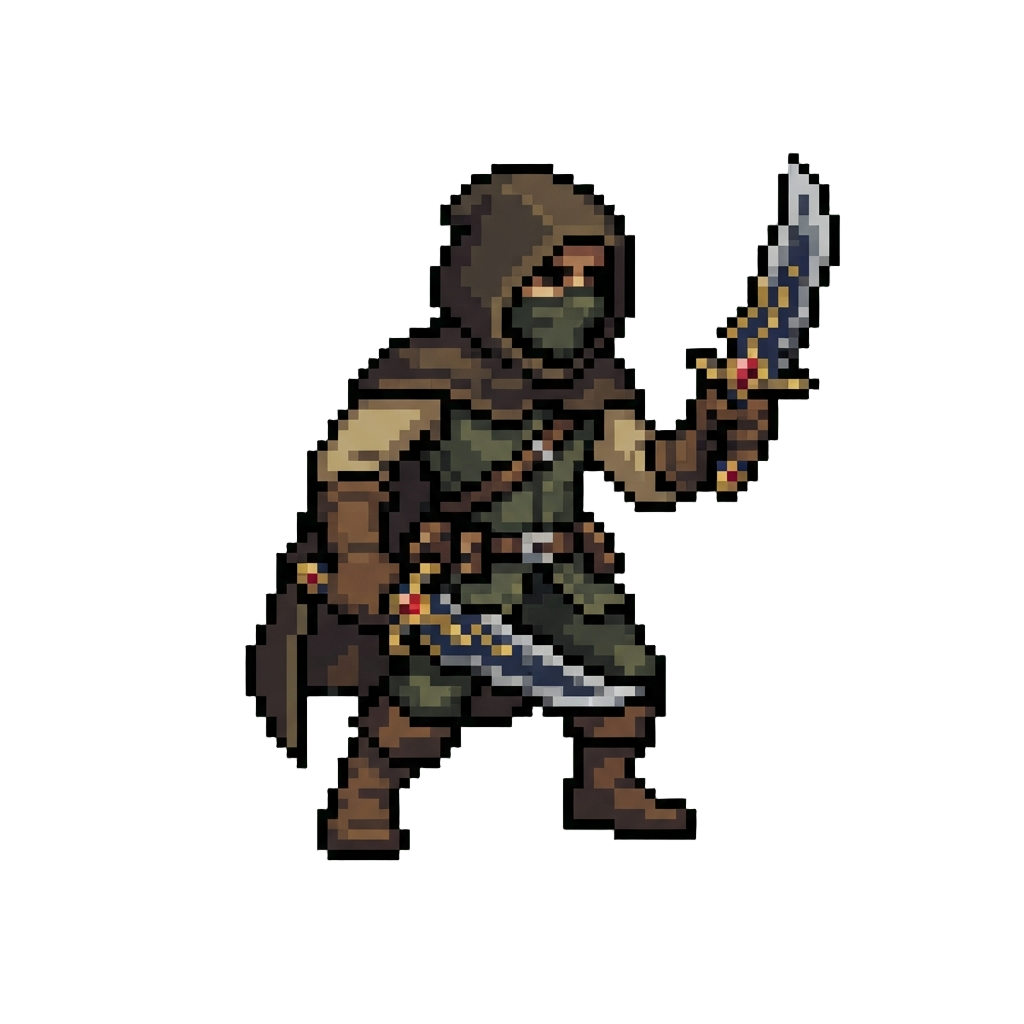 A Hybrid Rogue with Split-patterned Daggers