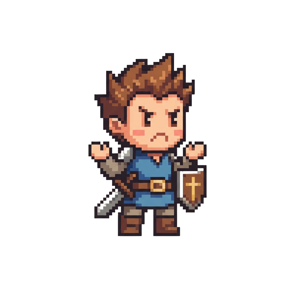 A Confused Mini-hero with Its Head Put on Upside Down