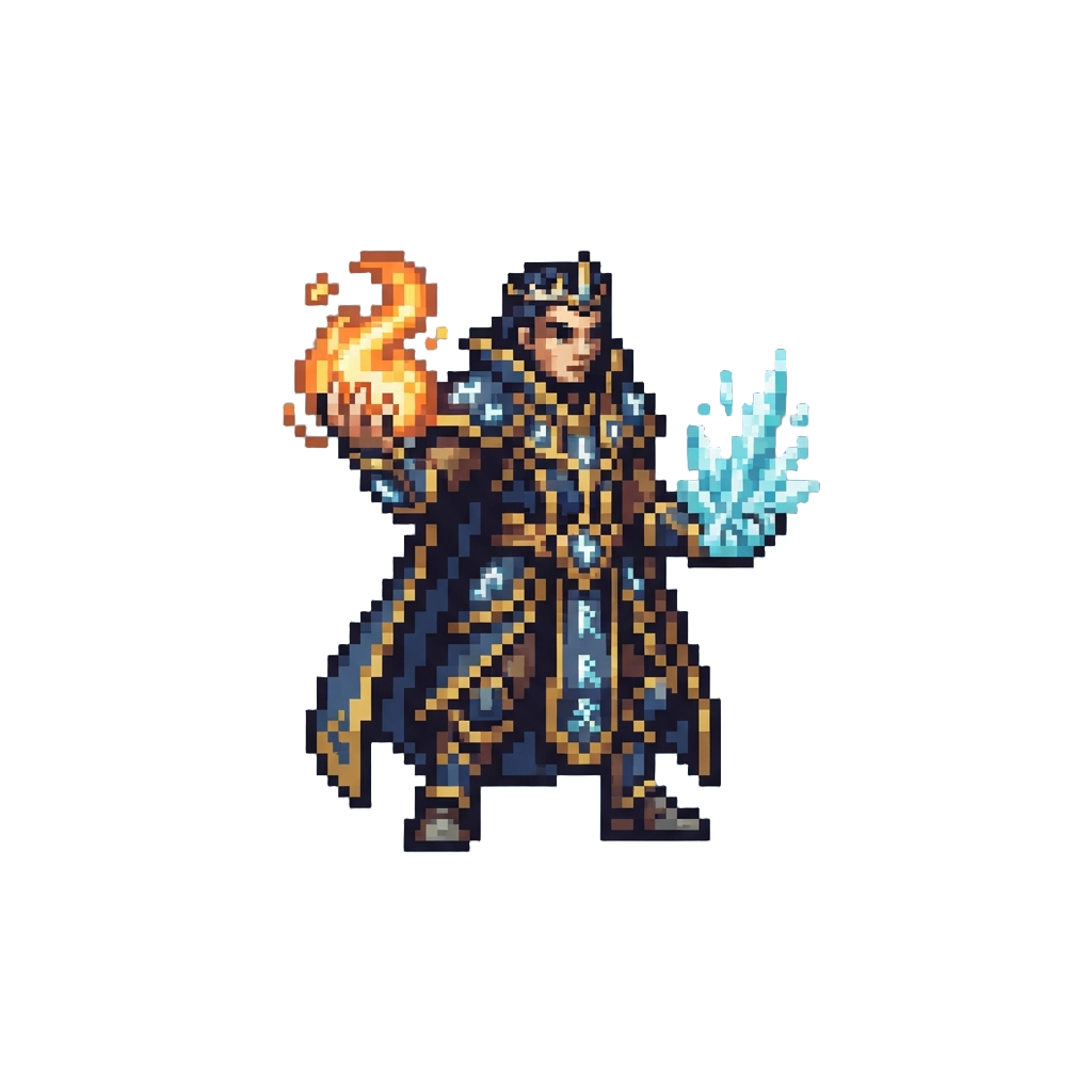 An Elemental Sovereign Wielding Tempest Fire and Frost