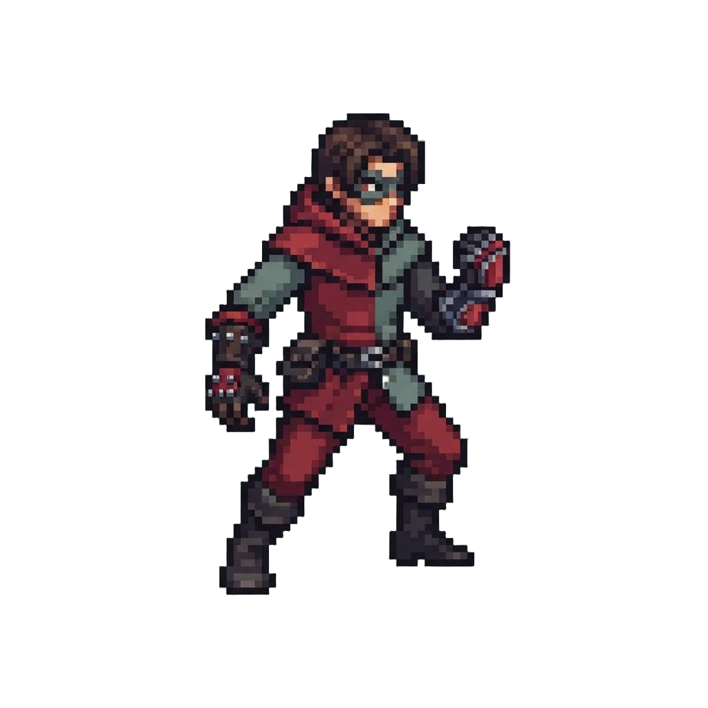 A Split-tone Rogue with Hybrid Gloves