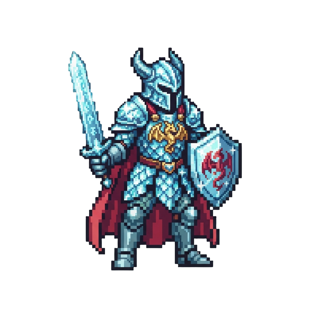 A Dragon-slayer Prime Armored in Sparkling Diamond Scales