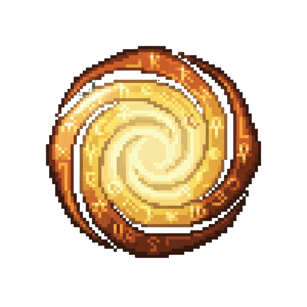 A Swirling Vortex of Glowing Sacred Symbols
