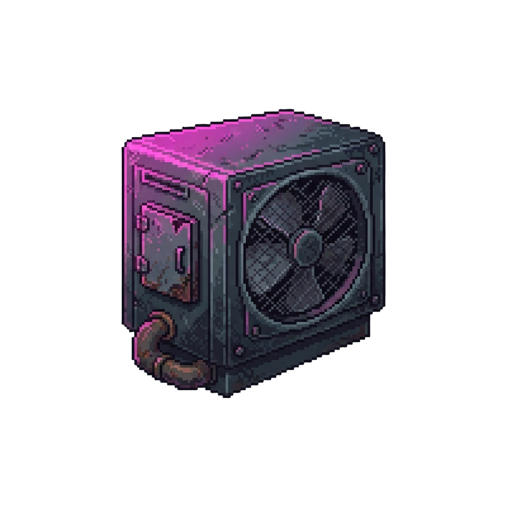 A Dark City Rooftop with Neon Magenta Mutant-era Lighting