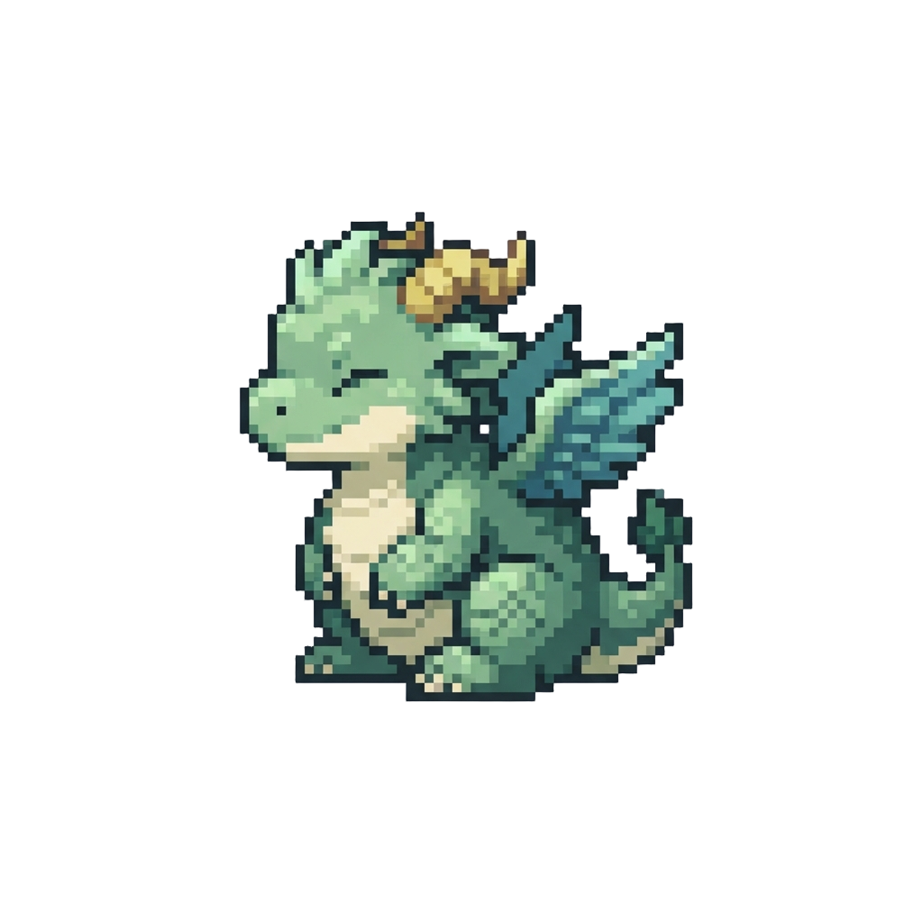 A Fluffy Dragon Cub with Soft Velvet Scales