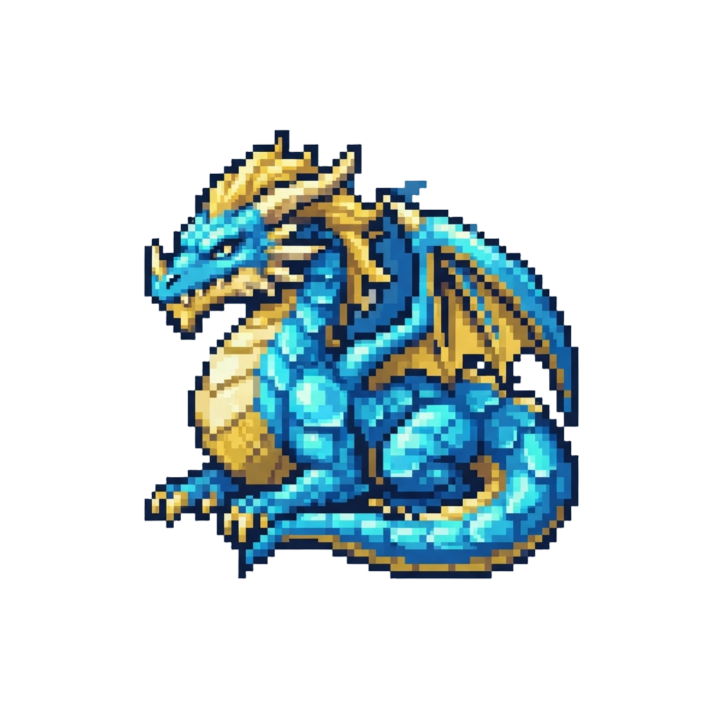 A Celestial Dragon King with Massive Luminescent Scales