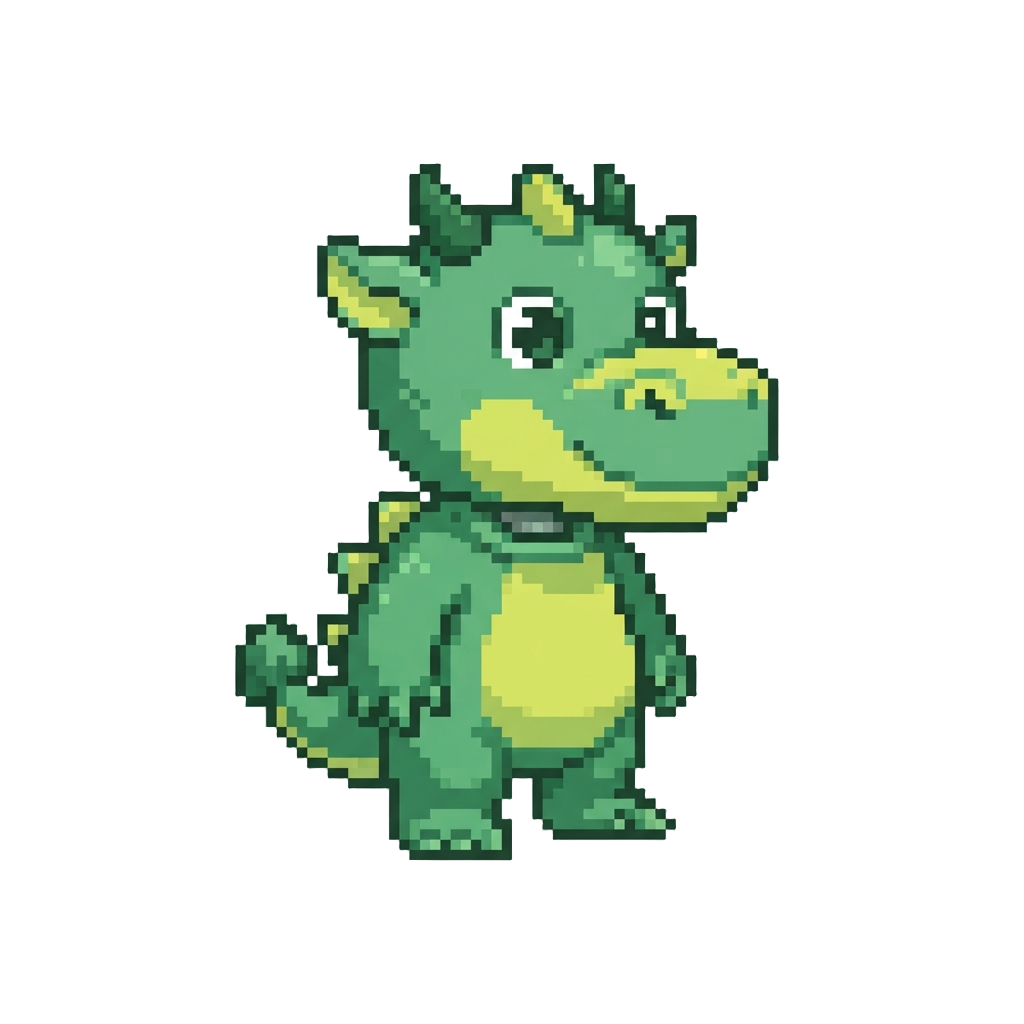 A Dragon Mascot Suit with a Giant Bobble Head