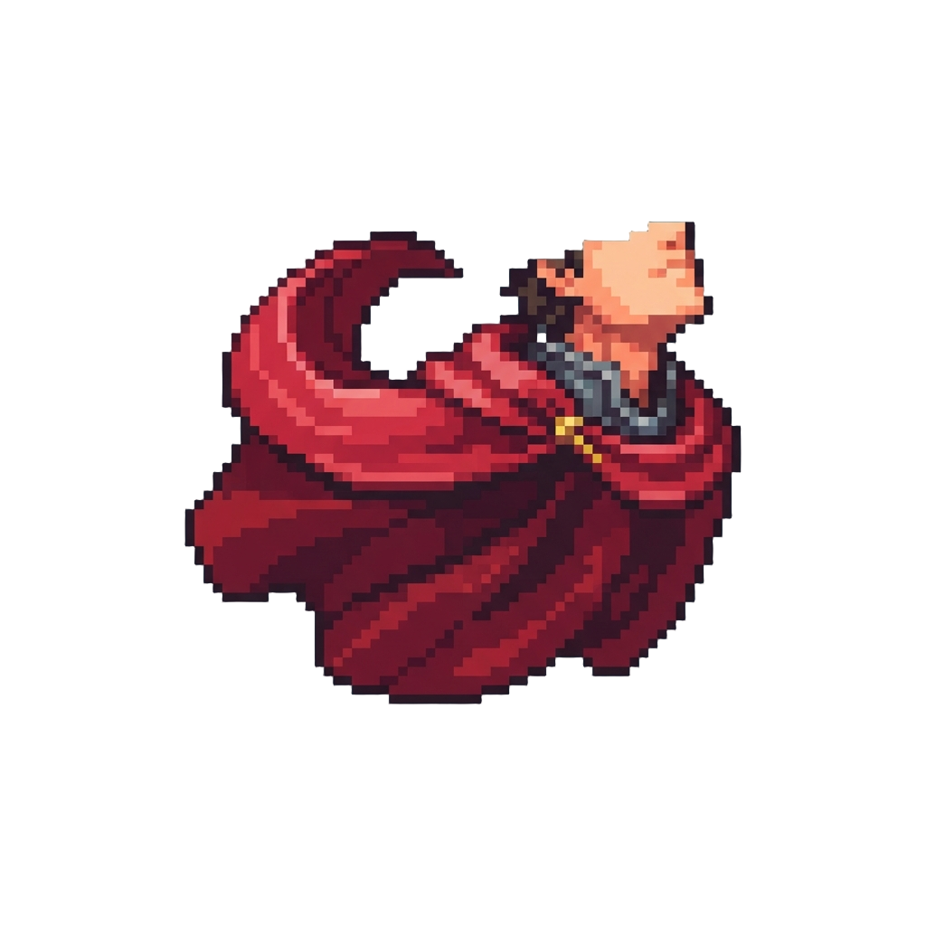 An Effortless Smooth Cape-swish and Chin Tilt