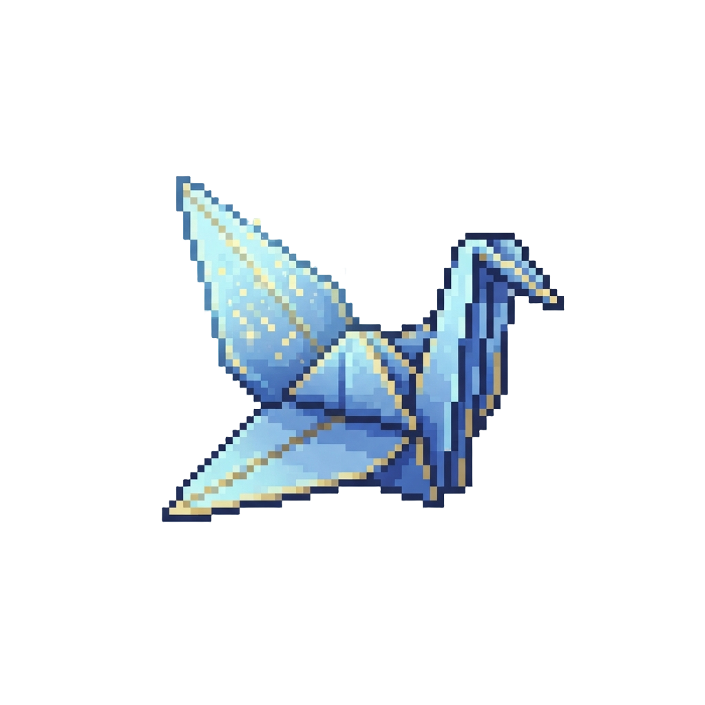 Transforming Their Prop Into a Delicate Origami Crane