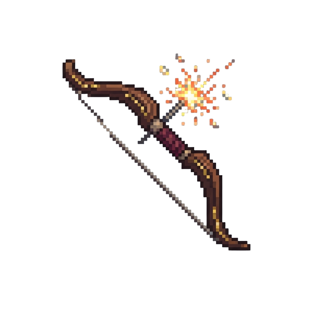 A Graceful Bow with a Lingering Sparkler Effect