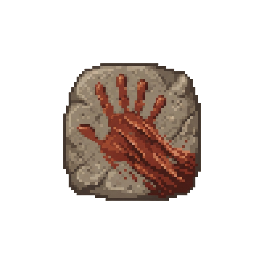 A Prehistoric Cave Painting Session Where @image1 Accidentally Slips and Leaves a Giant Handprint Blotch