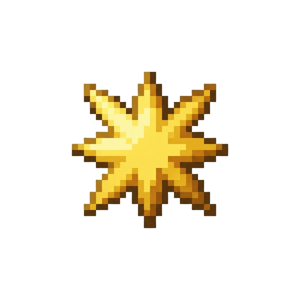 A Golden Star-burst Explosion