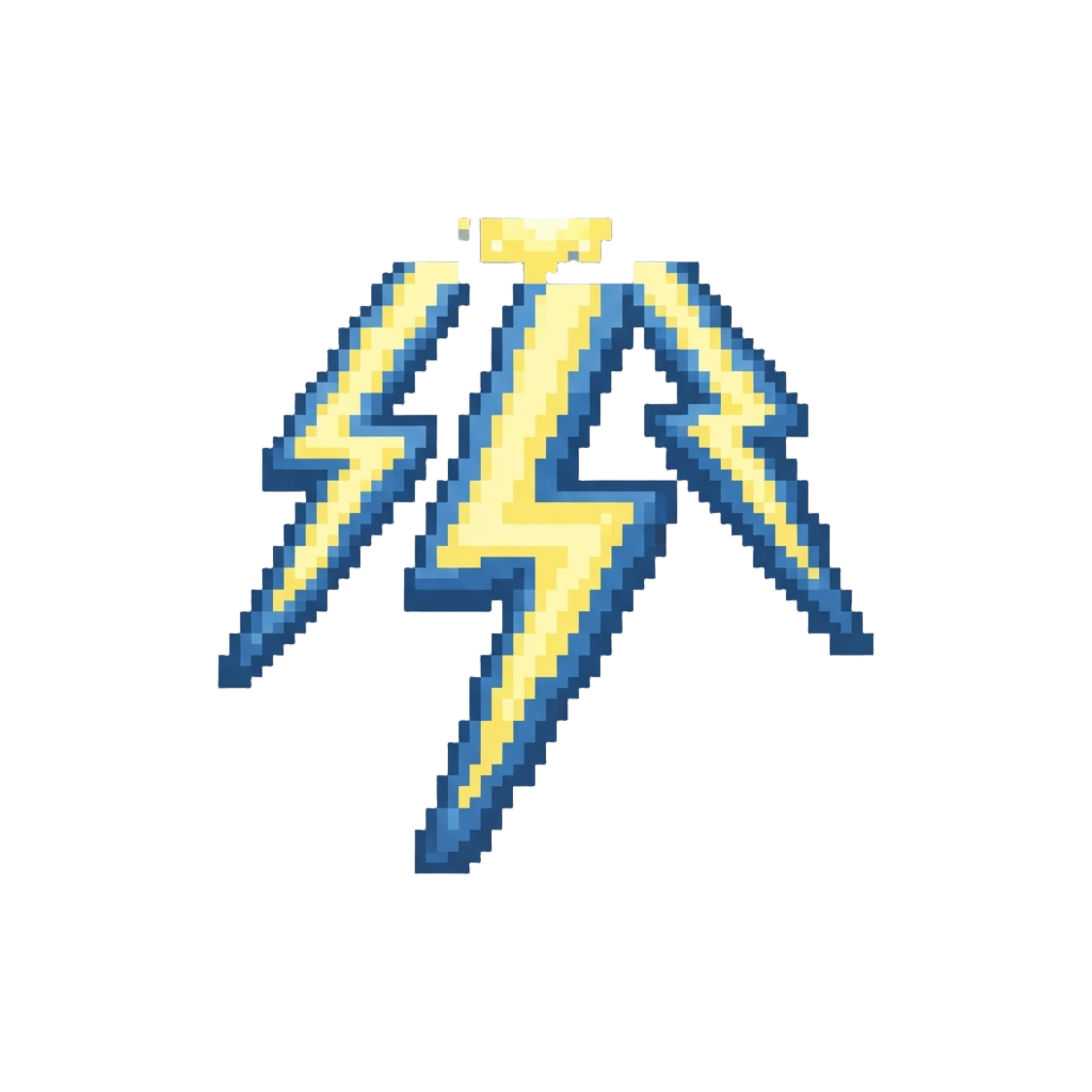 A Lightning Bolt Shower