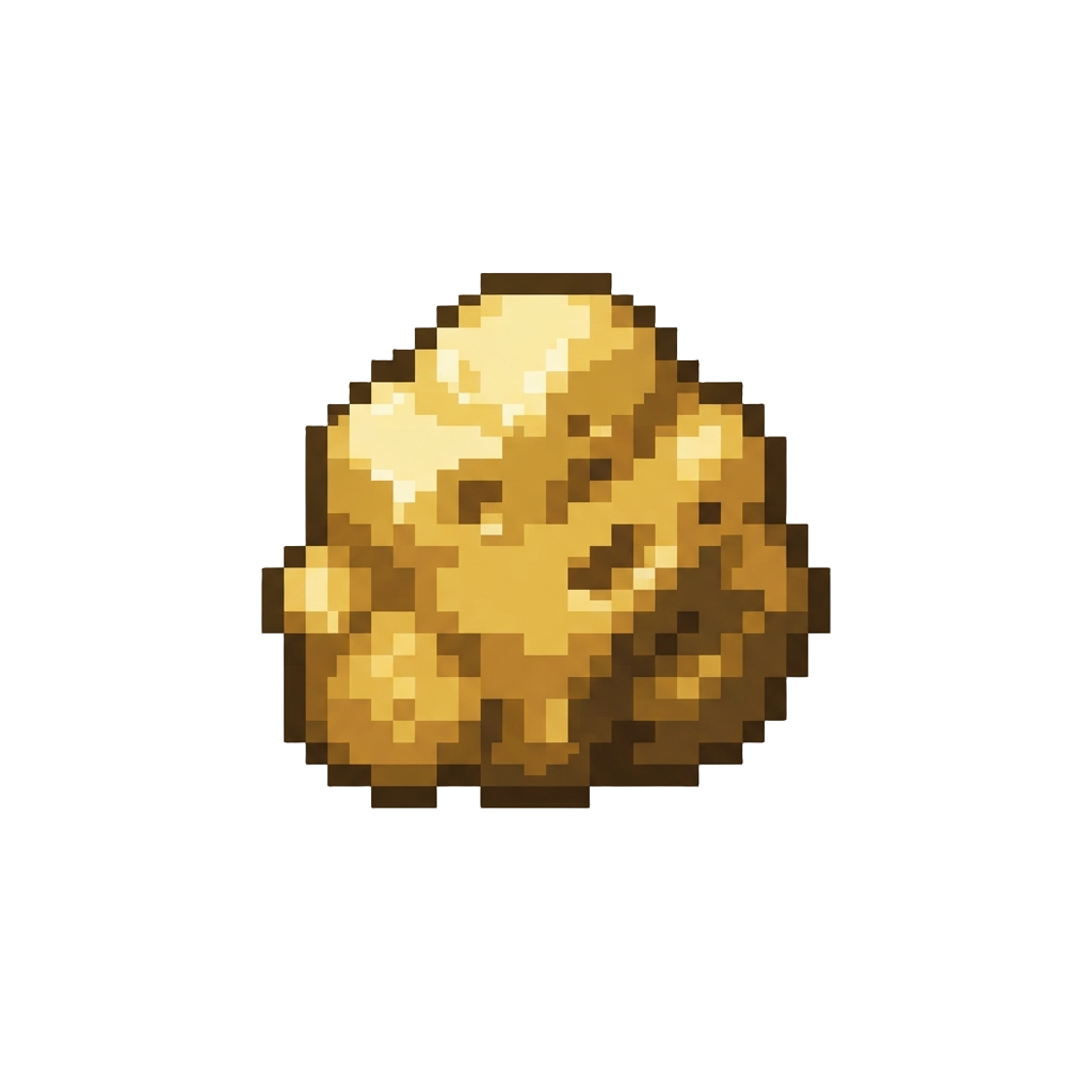 A Single Stray Gold Nugget