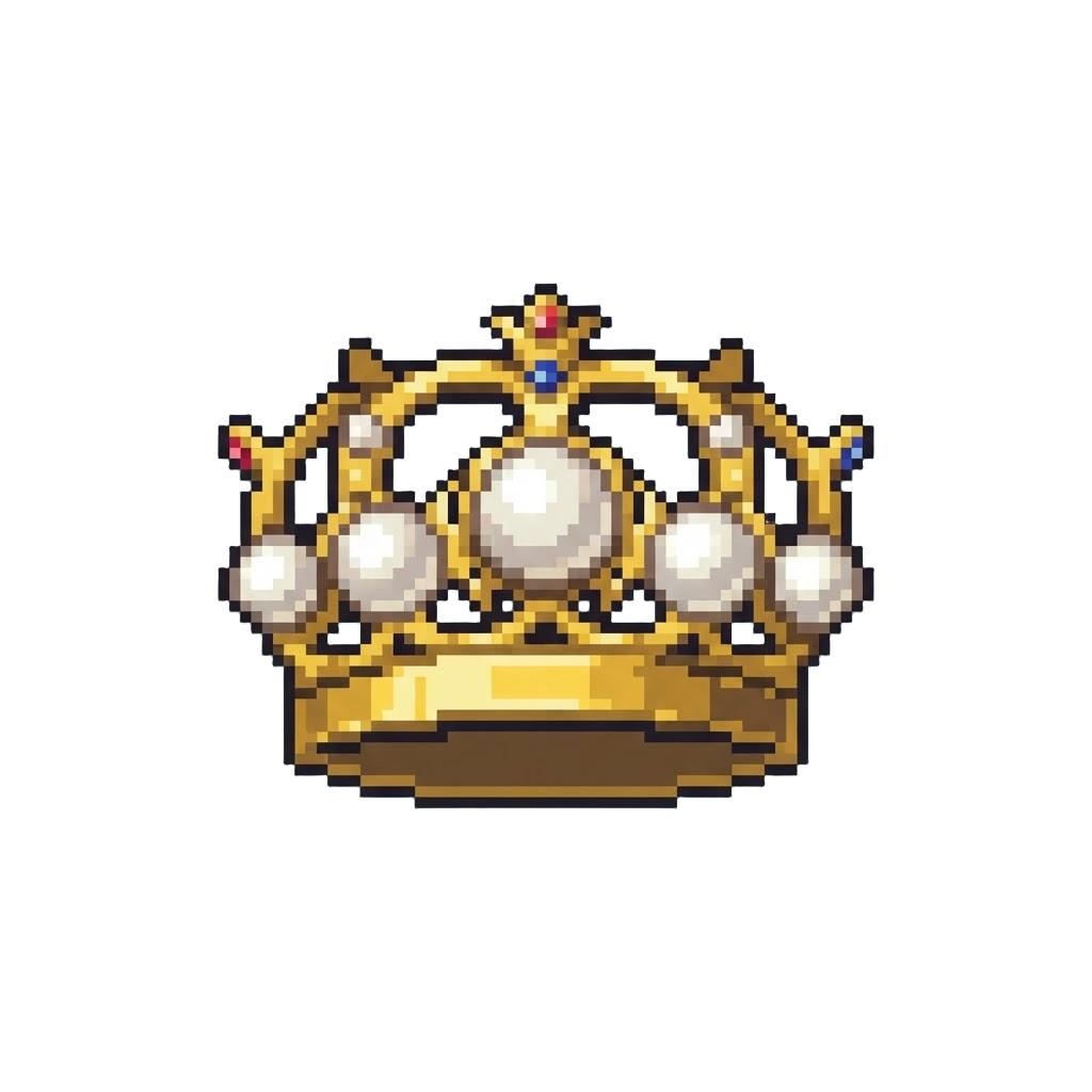 A Sparkling Pearl Crown