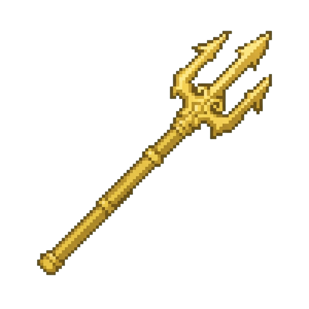 A Golden Trident of Poseidon