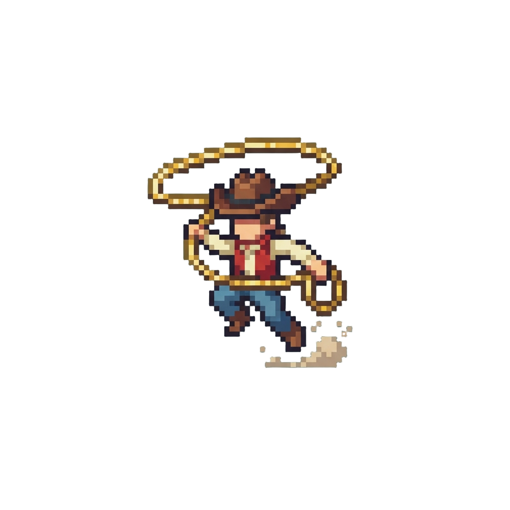 A Rhythmic Lasso-twirling Jump Landing on the Beat
