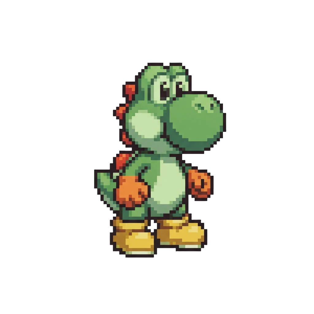 A Green Yoshi Figurine