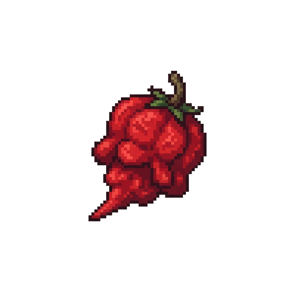 The Fiery Crimson Scorpion Pepper