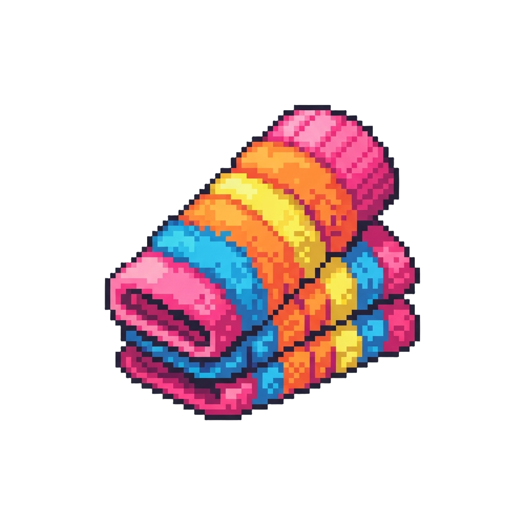 A Stack of Fuzzy Neon Leg Warmers