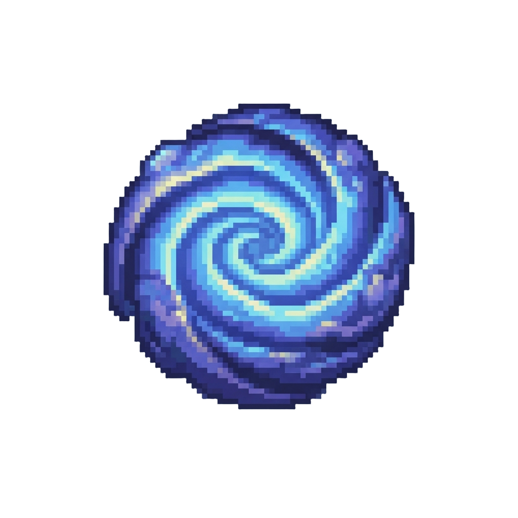 A Swirling Vortex of Glowing Clouds