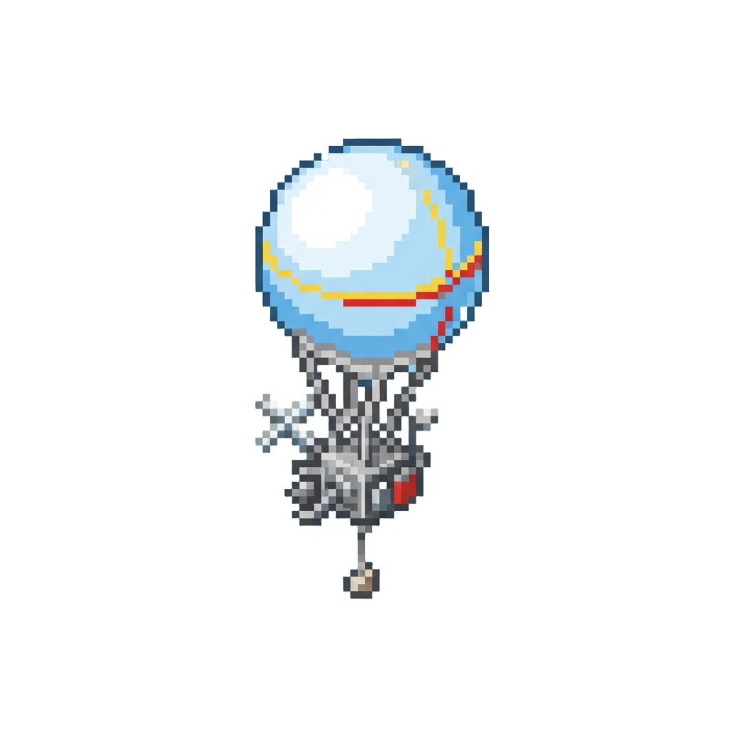 A Nearby Weather Balloon Propelled Into the Distance
