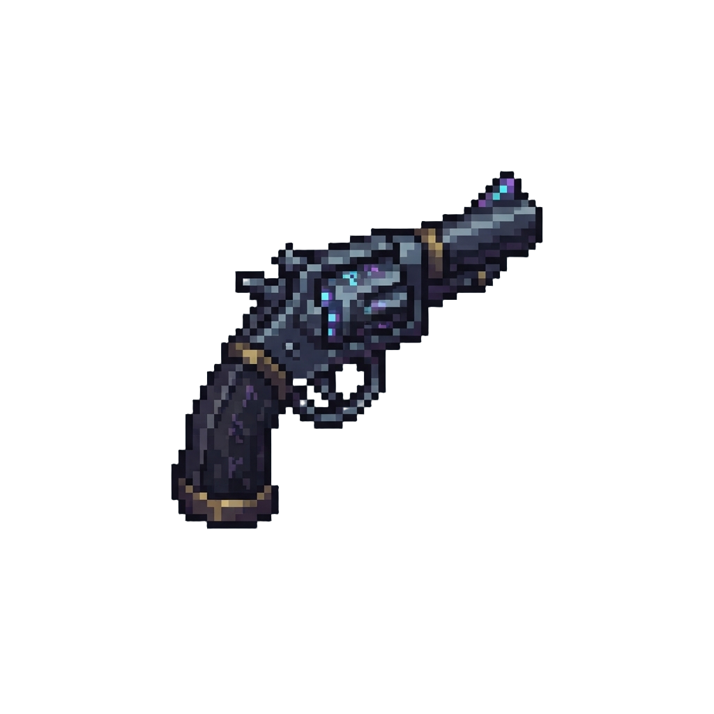 A Dark Arcane Shadow Pistol