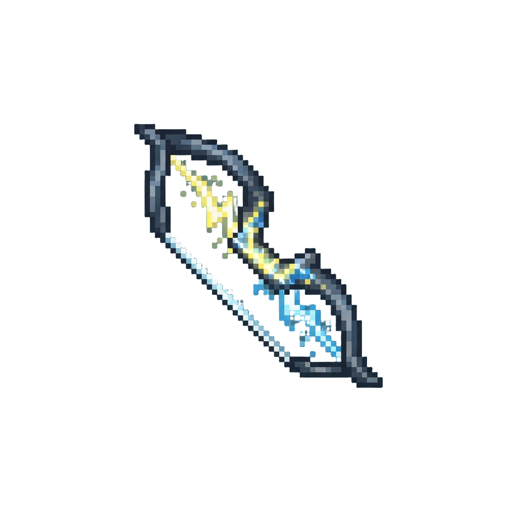 A Glowing Lightning Bow