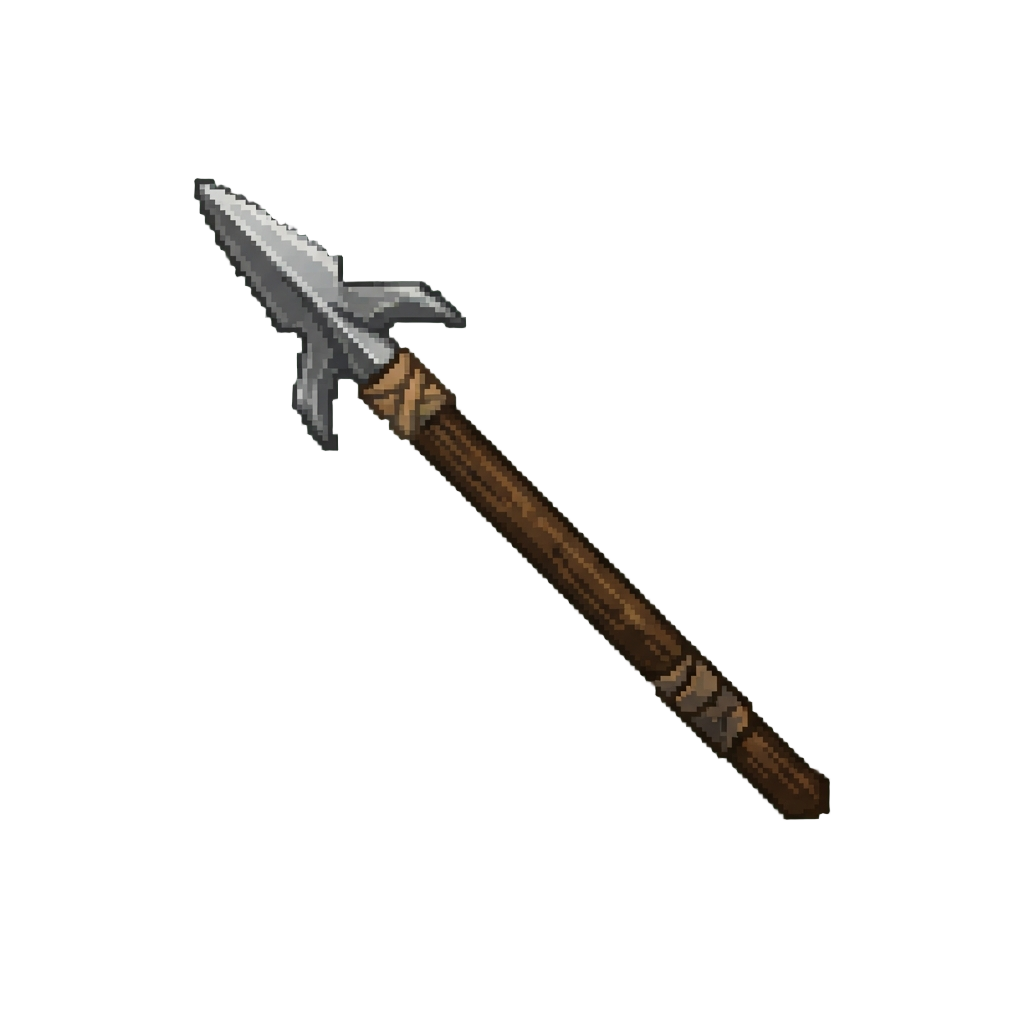 A Barbed Forest Hunter Spear