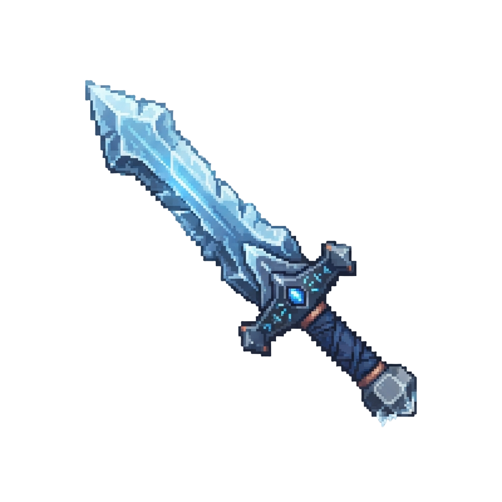 An Electric Frost Greatsword