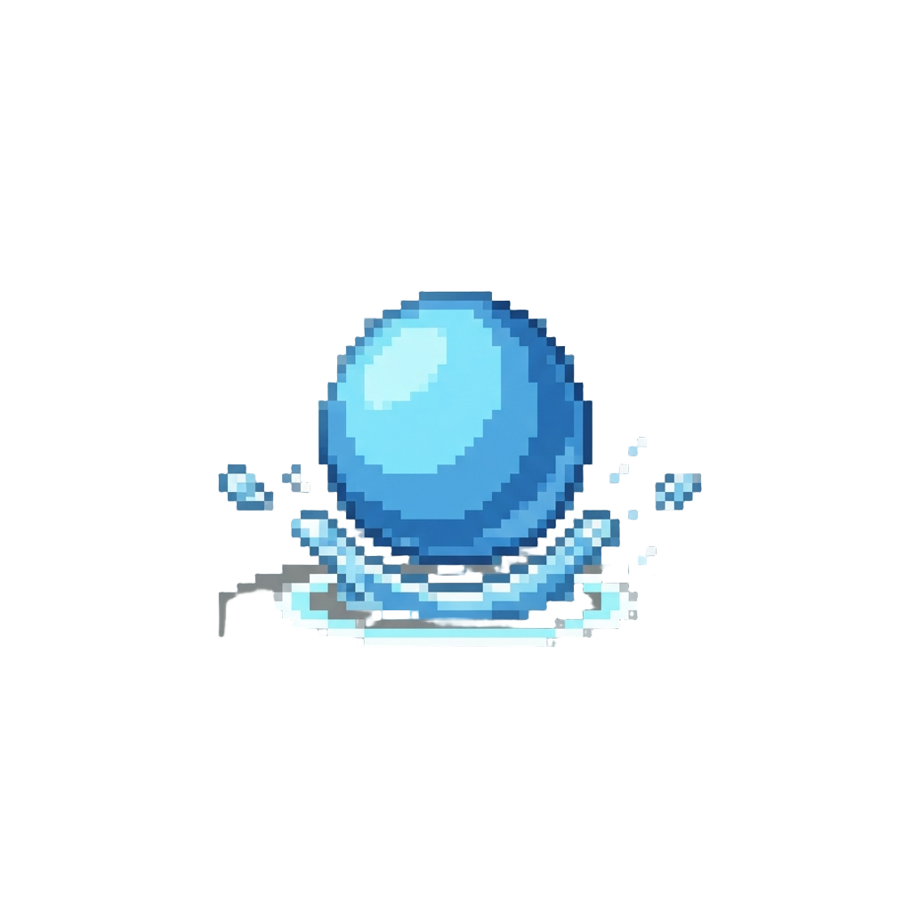 A Tiny Drop of Water That Plops Onto the Floor