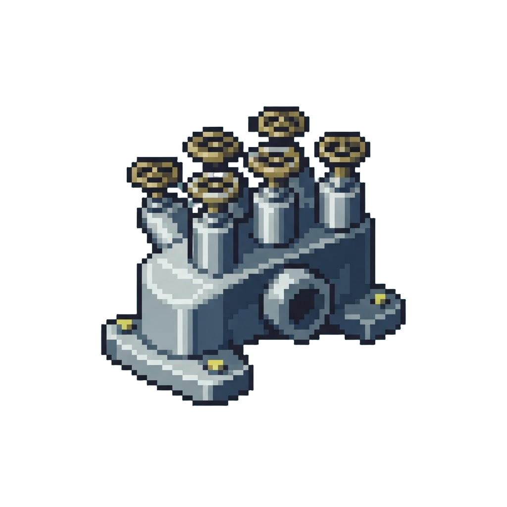 A Heavy Chrome Steam Manifold